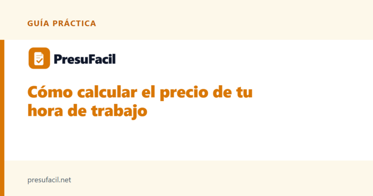 Cómo calcular el precio de tu hora de trabajo